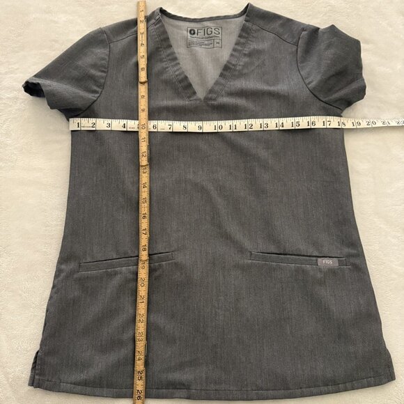 Figs Scrubs Set XS Gray Top & XS Black Pants Technical Collection - Picture 4 of 11